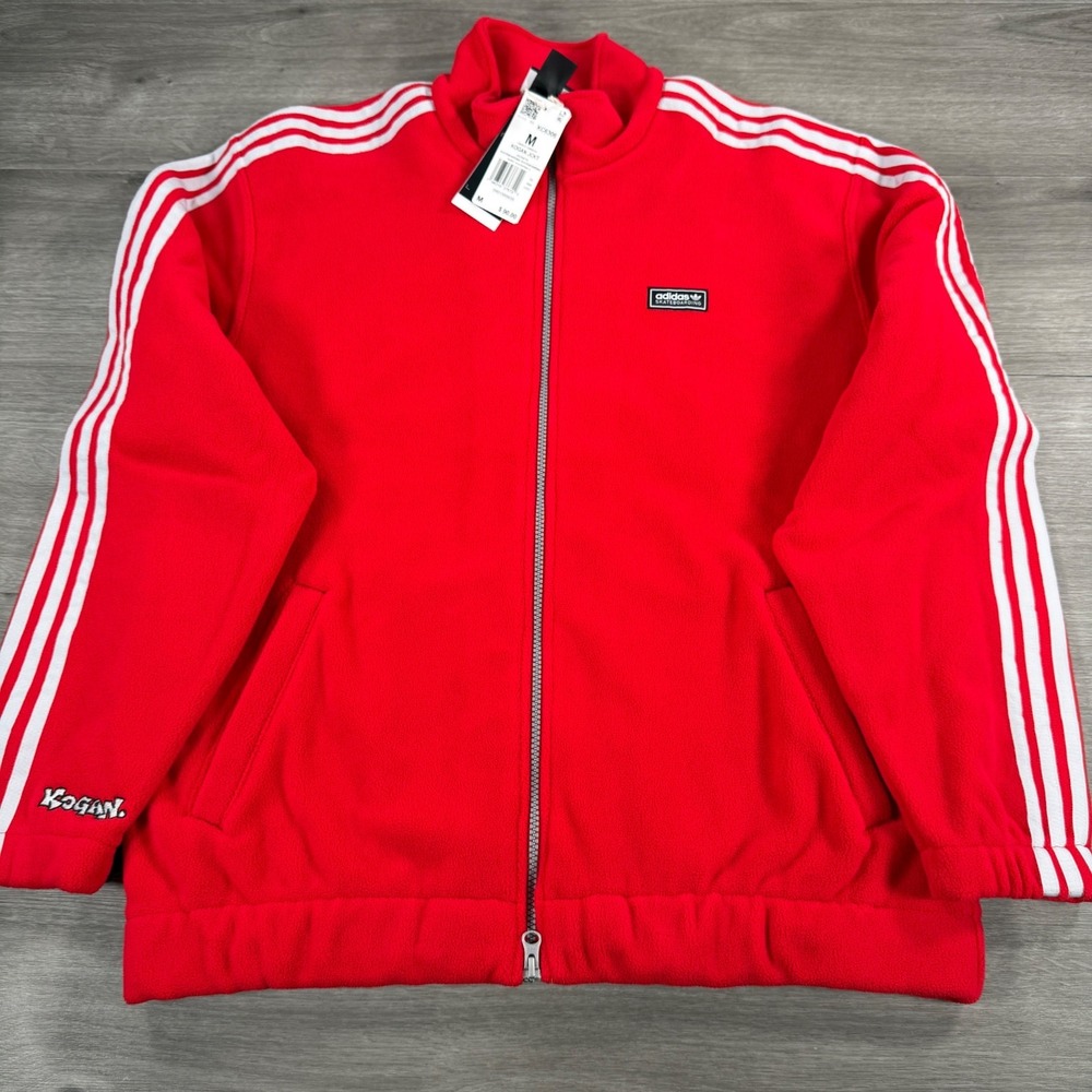 Adidas Skateboarding x Kogancult Superfire Better Scarlet Full Zip Jacket Medium